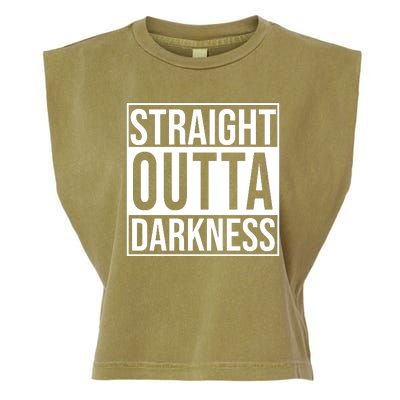 Straight Outta Darkness Garment-Dyed Women's Muscle Tee