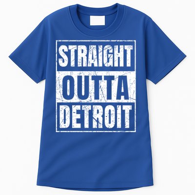 Straight Outta Detroit Michigan Great Gift Tall T-Shirt