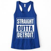 Straight Outta Detroit Michigan Great Gift Womens Tank Top