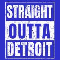 Straight Outta Detroit Michigan Great Gift Womens Tank Top