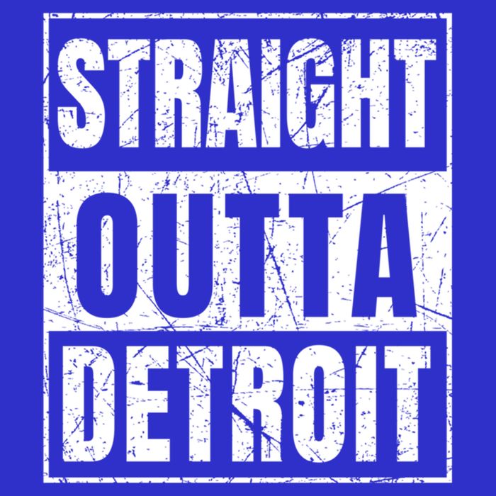 Straight Outta Detroit Michigan Great Gift Womens Tank Top
