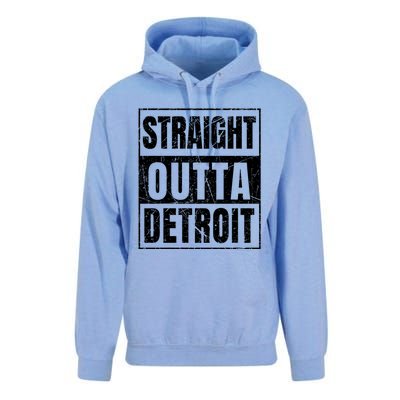 Straight Outta Detroit Michigan Great Gift Unisex Surf Hoodie