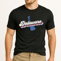 State Of Delaware Retro Logo Cooling Performance Crew T-Shirt