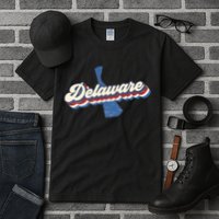 State Of Delaware Retro Logo Tall T-Shirt