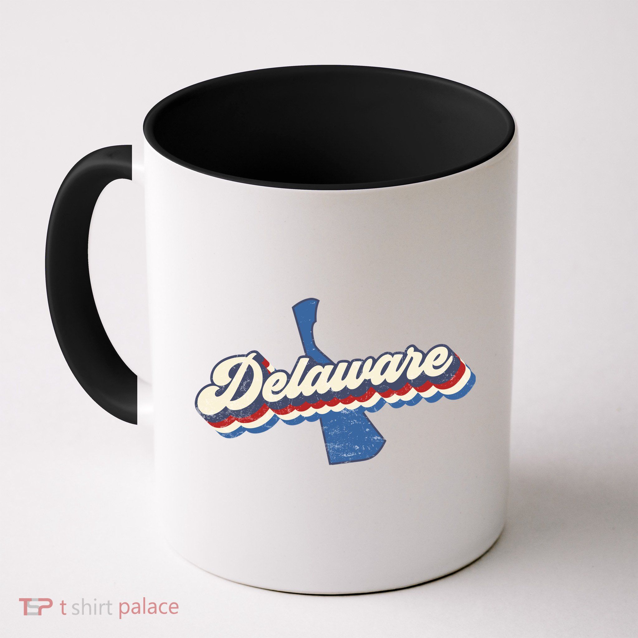 State Of Delaware Retro Logo Coffee Mug