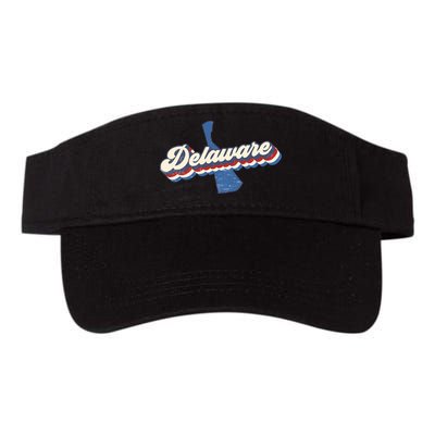 State Of Delaware Retro Logo Visor
