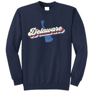 State Of Delaware Retro Logo Sweatshirt