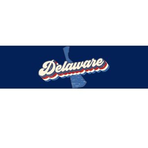 State Of Delaware Retro Logo Bumper Sticker