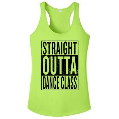 Straight Outta Dance Class Great Dancer Dancing Ladies PosiCharge Competitor Racerback Tank