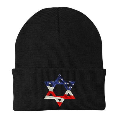 Star Of David American Flag Pro Israel Usa Israeli Jewish Beanie