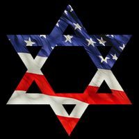 Star Of David American Flag Pro Israel Usa Israeli Jewish Women's Pullover Hoodie