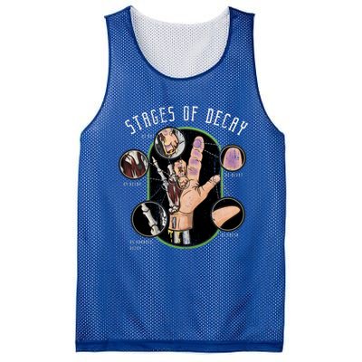 Stages Of Decay Forensic Science Medical Examiner Gift Mesh Reversible Basketball Jersey Tank