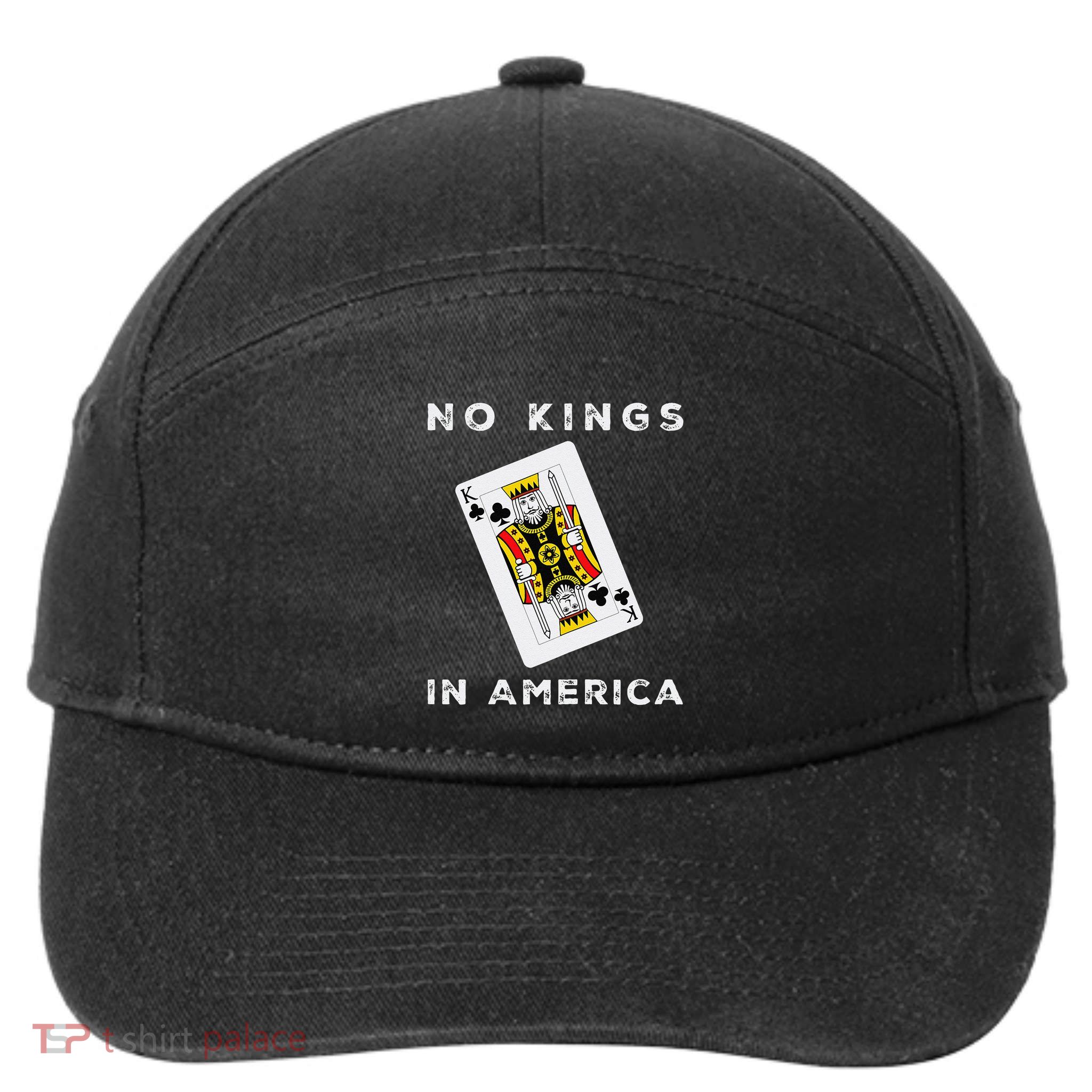 Save Our Democracy No Kings In America Statement 7-Panel Snapback Hat