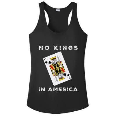 Save Our Democracy No Kings In America Statement Ladies PosiCharge Competitor Racerback Tank