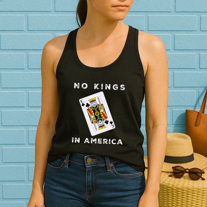 Save Our Democracy No Kings In America Statement Womens Tank Top