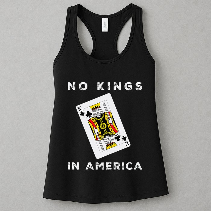 Save Our Democracy No Kings In America Statement Womens Tank Top