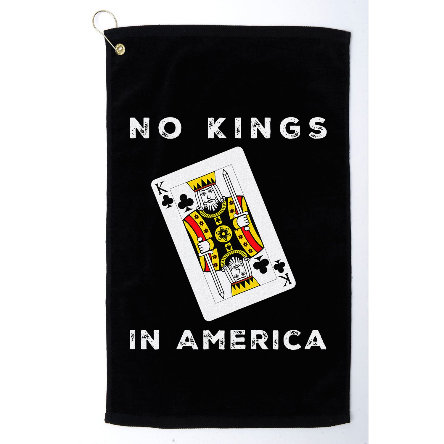 Save Our Democracy No Kings In America Statement Golf Towel