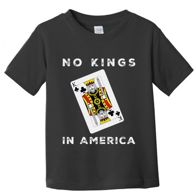 Save Our Democracy No Kings In America Statement Toddler T-Shirt