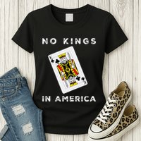 Save Our Democracy No Kings In America Statement Womens T-Shirt