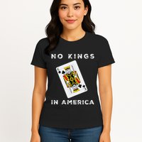 Save Our Democracy No Kings In America Statement Womens T-Shirt