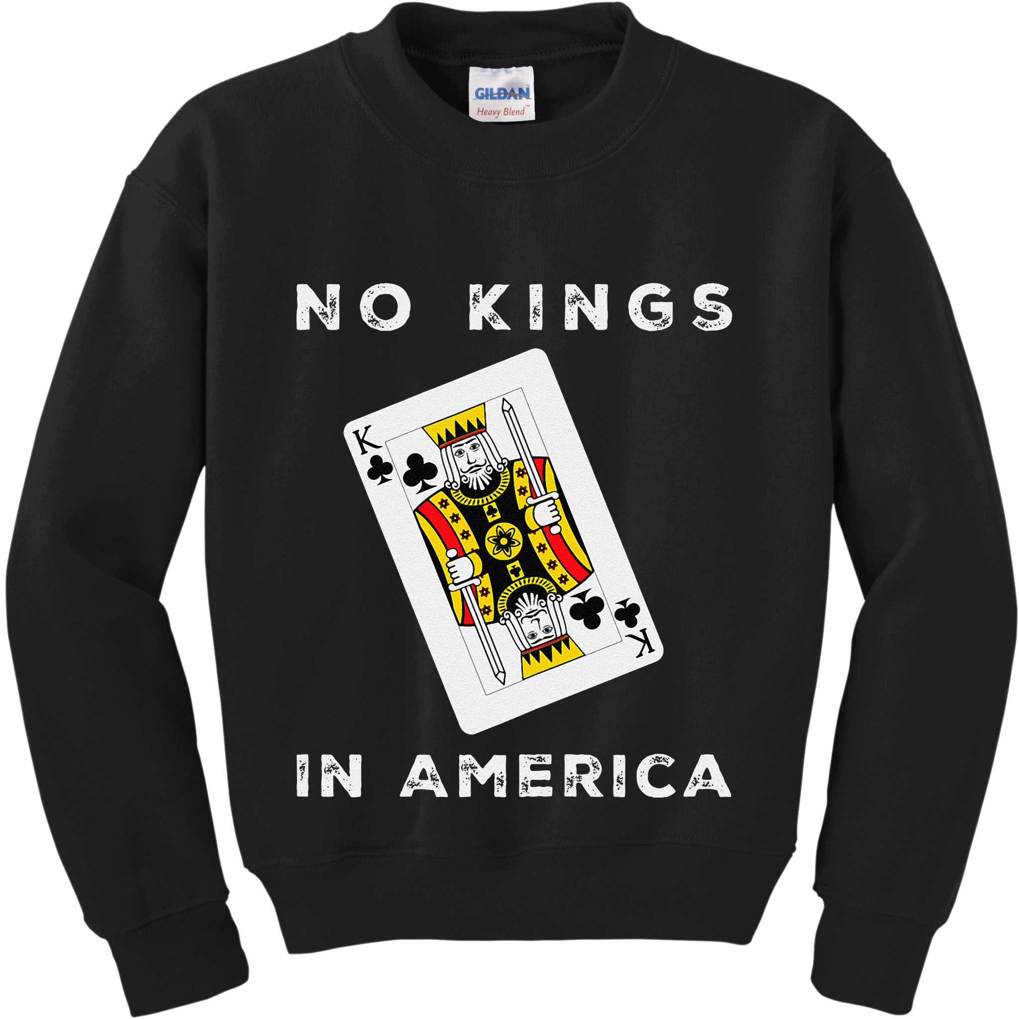 Save Our Democracy No Kings In America Statement Kids Sweatshirt