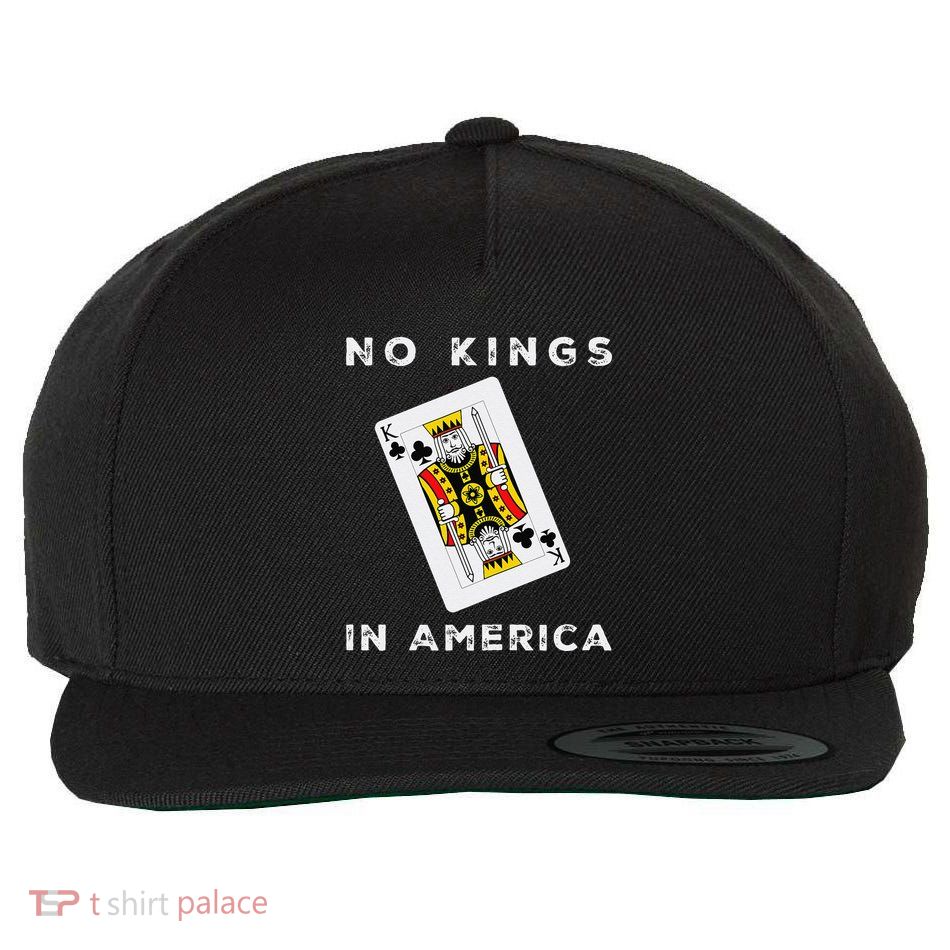 Save Our Democracy No Kings In America Statement Wool Snapback Cap