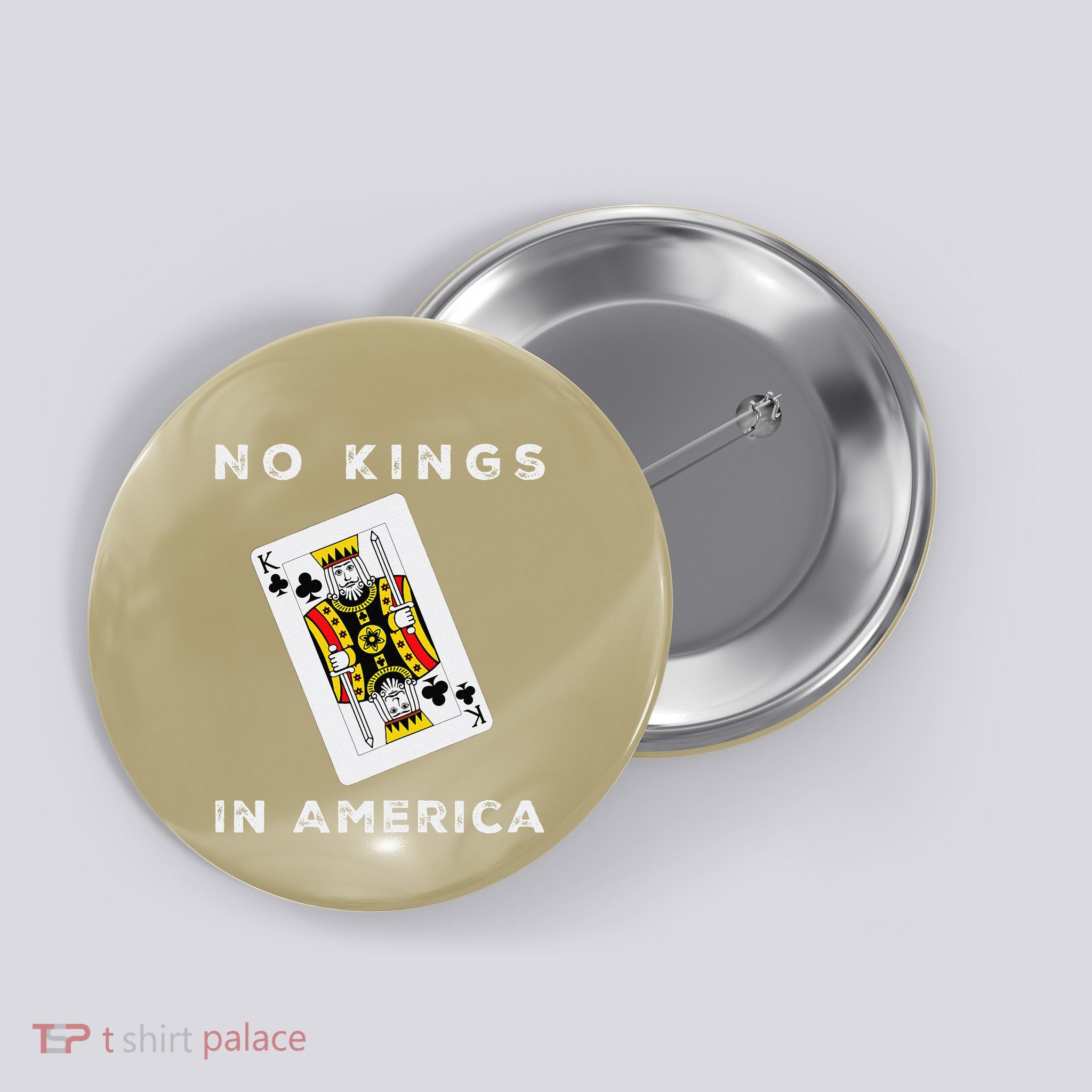 Save Our Democracy No Kings In America Statement Button