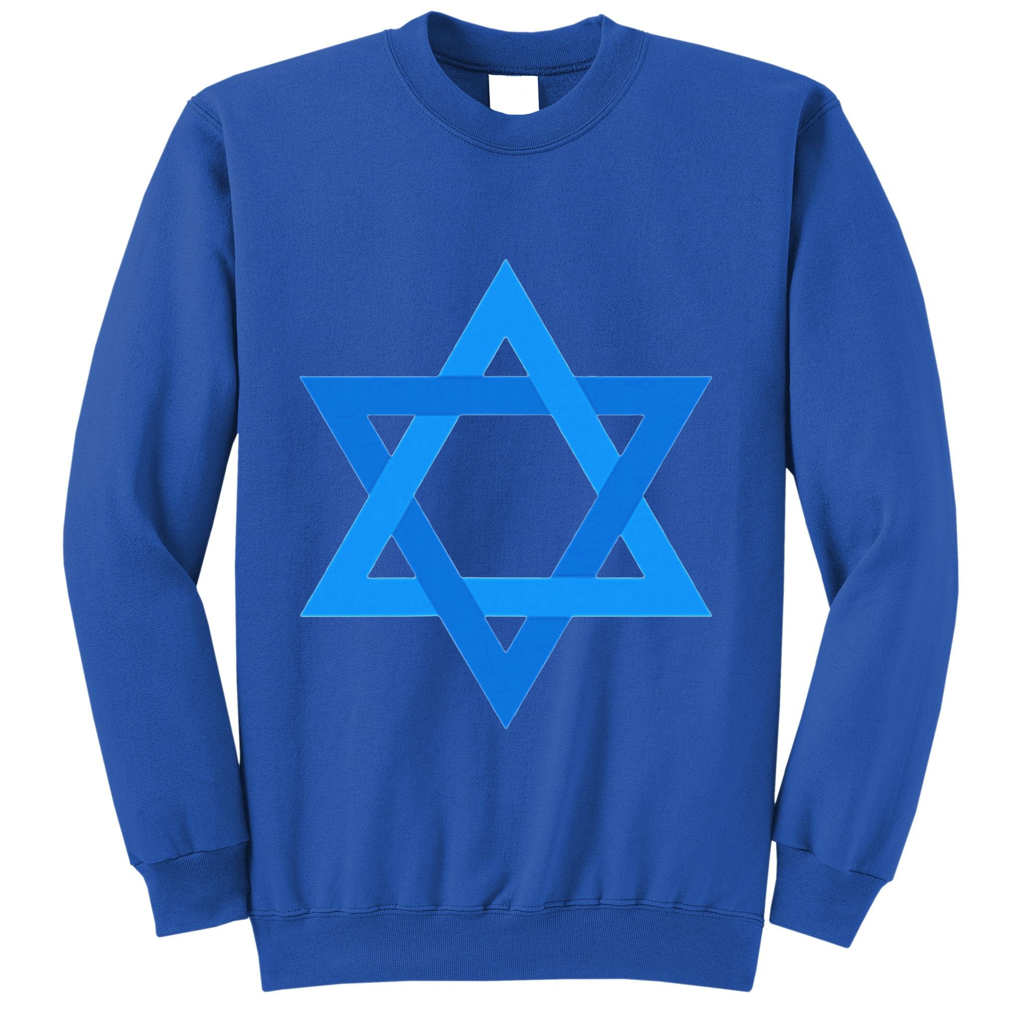 Star Of David Israel Flag Jewish Symbol Sweatshirt