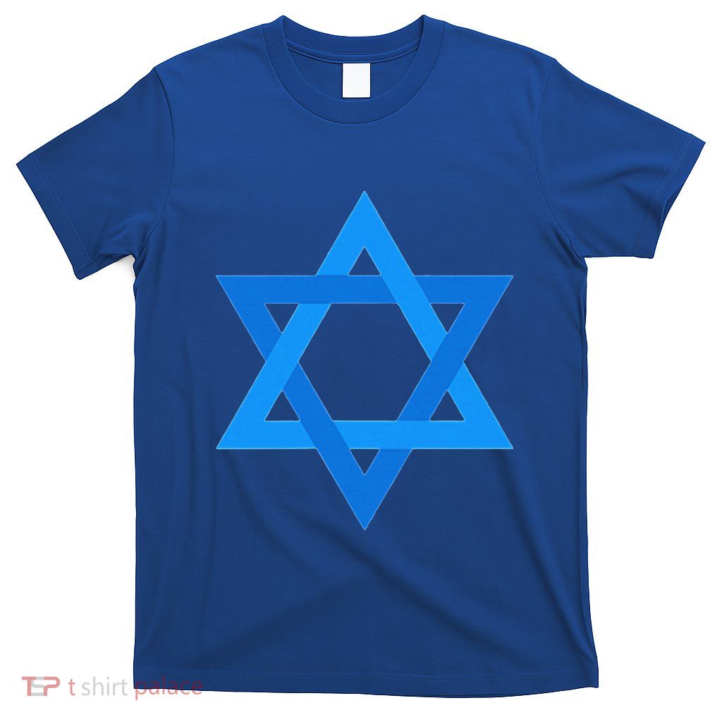 Star Of David Israel Flag Jewish Symbol T-Shirt