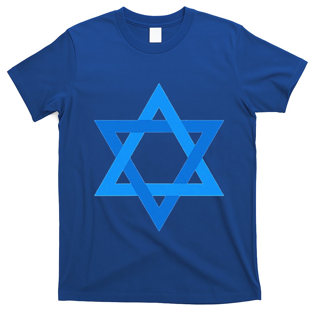 Star Of David Israel Flag Jewish Symbol T-Shirt
