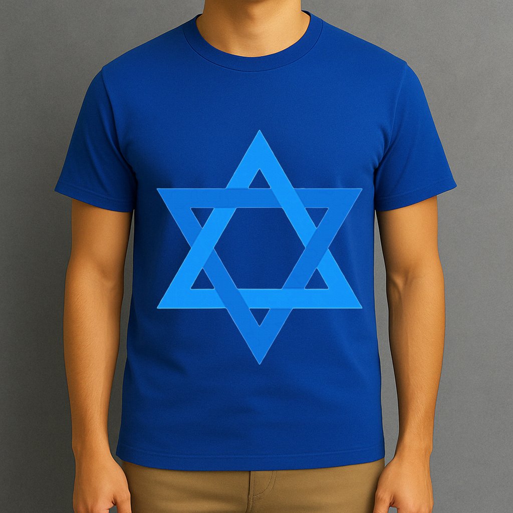 Star Of David Israel Flag Jewish Symbol T-Shirt