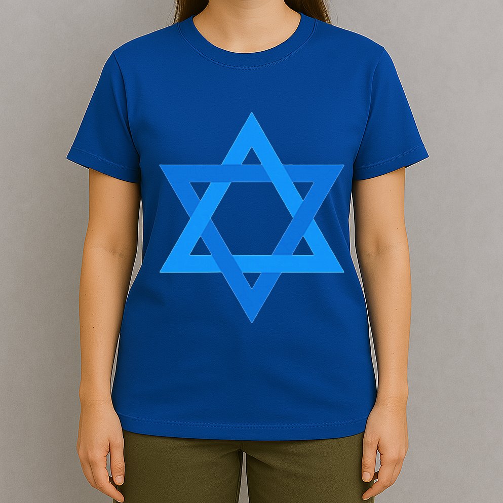 Star Of David Israel Flag Jewish Symbol T-Shirt