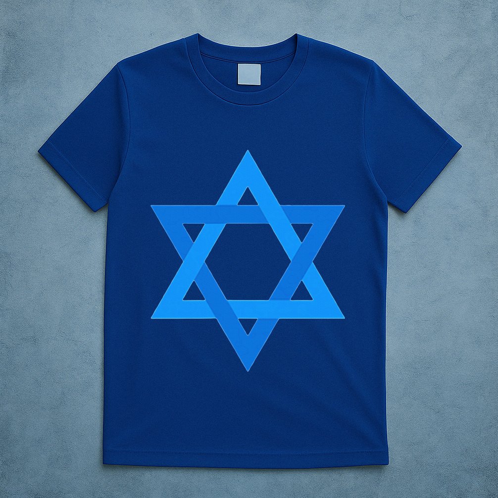 Star Of David Israel Flag Jewish Symbol T-Shirt
