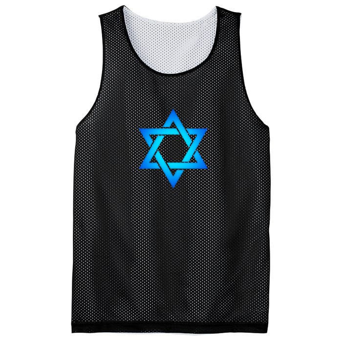 Star Of David Hexagram Judaism Seal Of Solomon Israel Mesh Reversible Basketball Jersey Tank