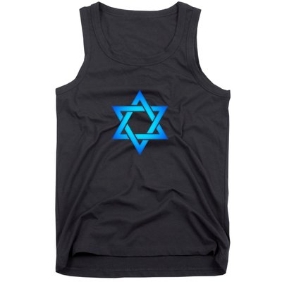 Star Of David Hexagram Judaism Seal Of Solomon Israel Tank Top