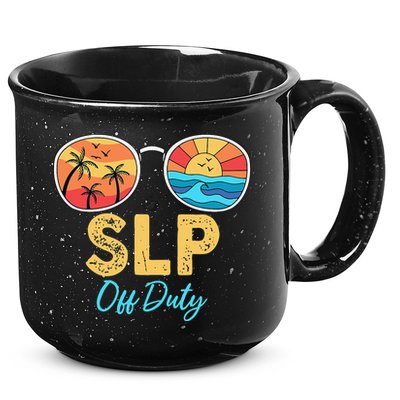 SLP Off Duty Sunglasses Happy Last Day Of School Summer 15oz Campfire Ceramic Mug