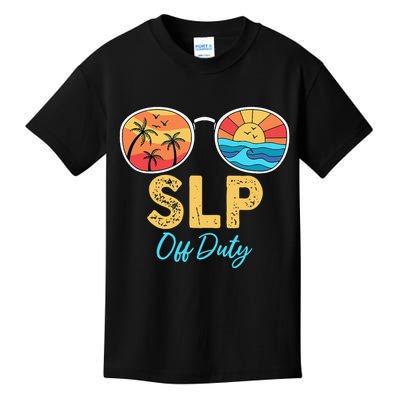SLP Off Duty Sunglasses Happy Last Day Of School Summer Kids T-Shirt