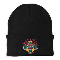 Smile Or Die Scary Clown Beanie