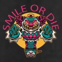 Smile Or Die Scary Clown Beanie