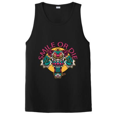 Smile Or Die Scary Clown PosiCharge Competitor Tank
