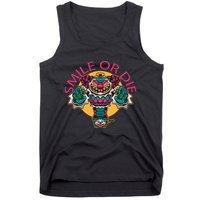 Smile Or Die Scary Clown Tank Top