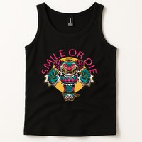 Smile Or Die Scary Clown Tank Top