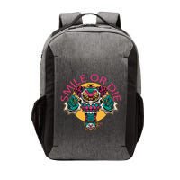 Smile Or Die Scary Clown Vector Backpack