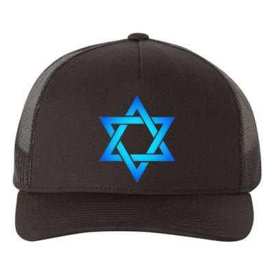 Star Of David Hexagram Judaism Seal Of Solomon Israel Yupoong Adult 5-Panel Trucker Hat