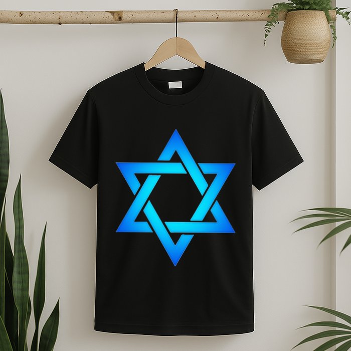 Star Of David Hexagram Judaism Seal Of Solomon Israel T-Shirt