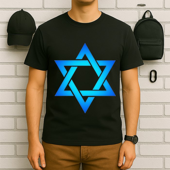 Star Of David Hexagram Judaism Seal Of Solomon Israel T-Shirt