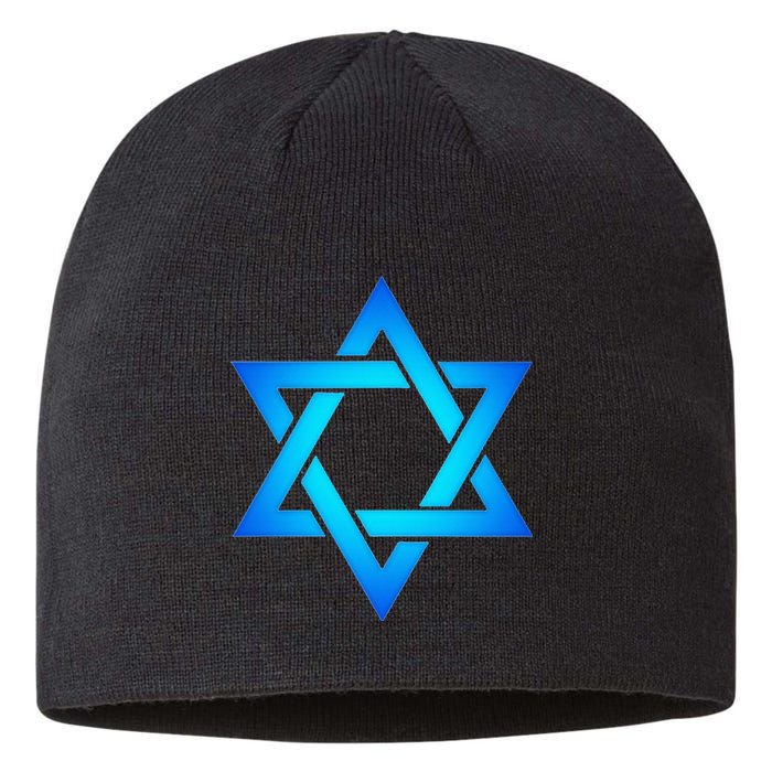 Star Of David Hexagram Judaism Seal Of Solomon Israel Sustainable Beanie