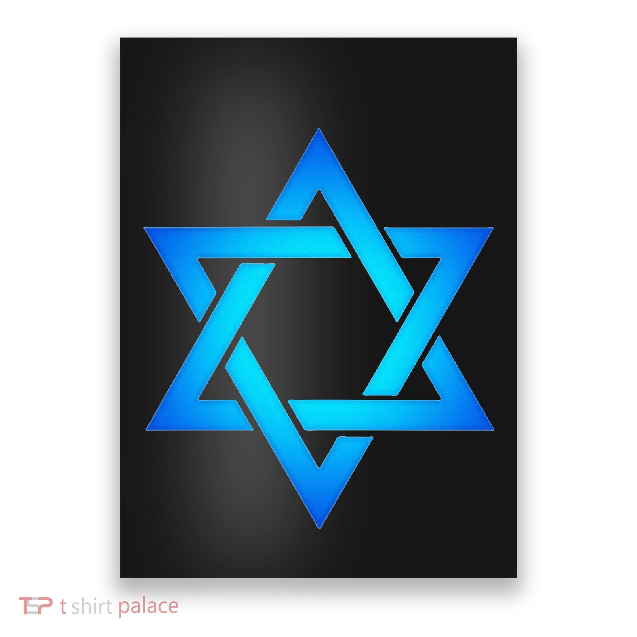 Star Of David Hexagram Judaism Seal Of Solomon Israel Poster