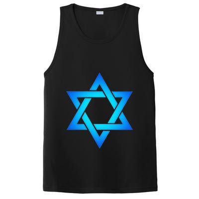 Star Of David Hexagram Judaism Seal Of Solomon Israel PosiCharge Competitor Tank