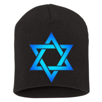 Star Of David Hexagram Judaism Seal Of Solomon Israel Short Acrylic Beanie